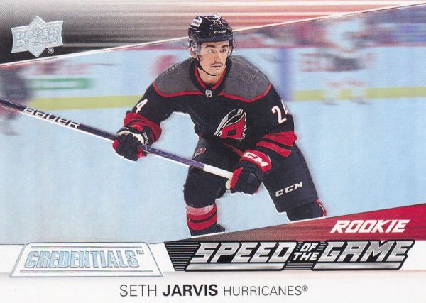insert RC karta SETH JARVIS 21-22 Credentials Speed of the Game Rookie číslo SGR11